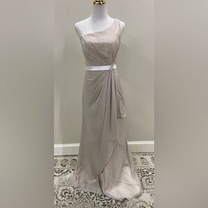 NWT Sophia Tolli one shoulder dress. Size 10